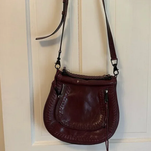 Rebecca Minkoff Leather Crossbody Bag - Purple - Picture 5 of 5